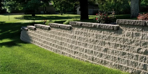 Retaining Wall, Landscaping Wall, Stone Wall, Flower Bed
